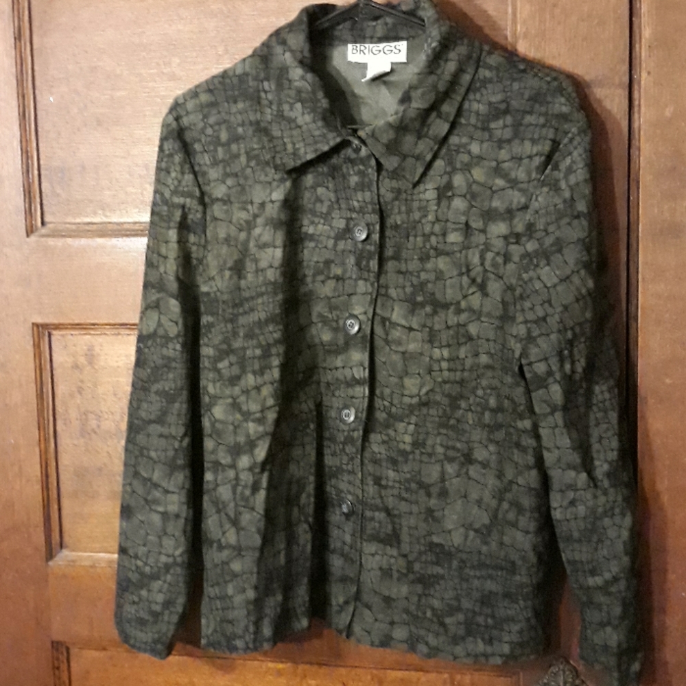 Reptile Print Briggs Petite Women's Jacket L